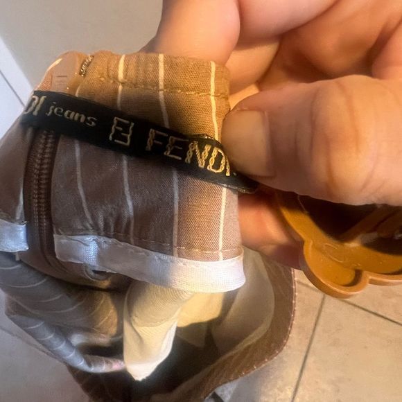 Fendi Tan Floral Mini Skirt - Picture 5 of 11